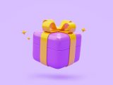 purple-gift-box-surprise-minimal-present-birthday-party-celebration-icon-3d-illustration purple-gift-box-surprise-minimal-present-birthday-party-celebration-icon-3d-illustration